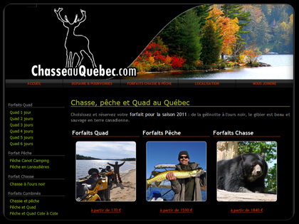 Site de chasse Canada
