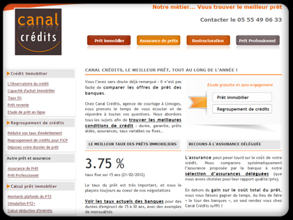 Site internet Canal Credits